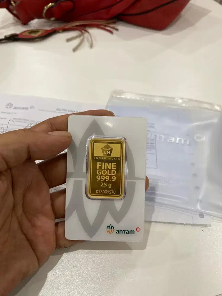 Logam mulia antam 25gram maret 2026