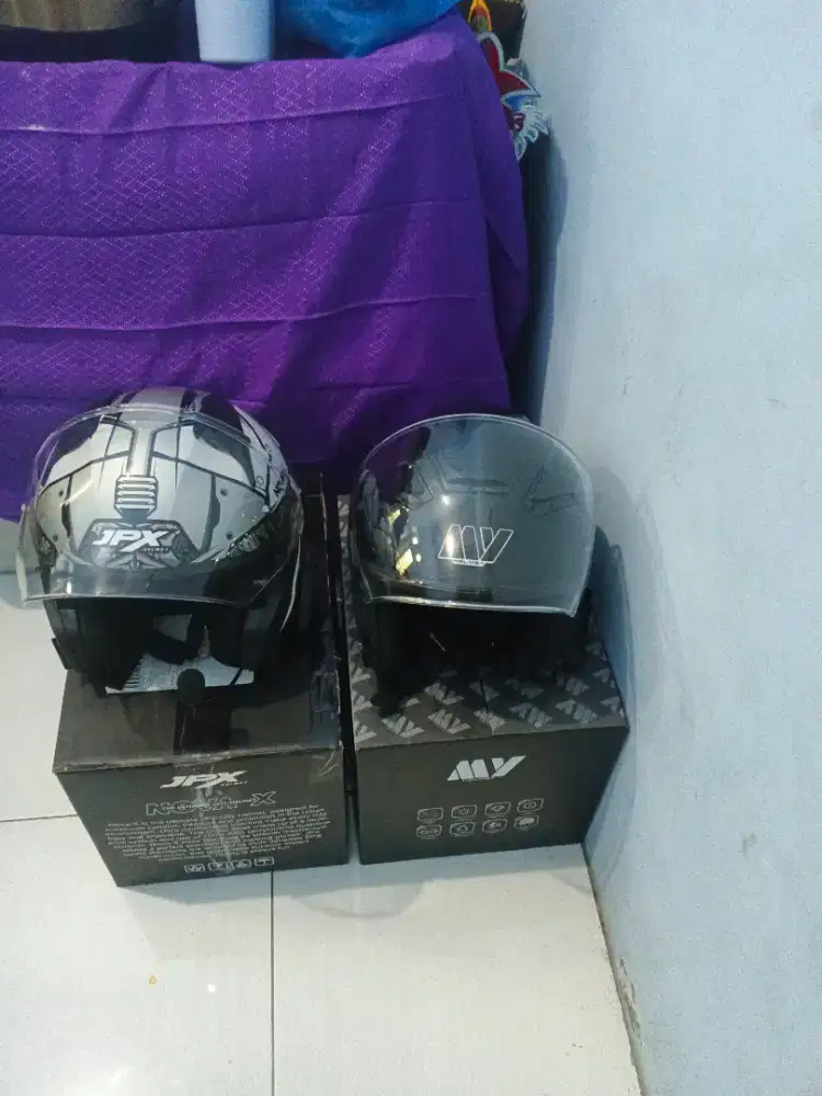 D jual 2 helm sma bluetooth helm ny
