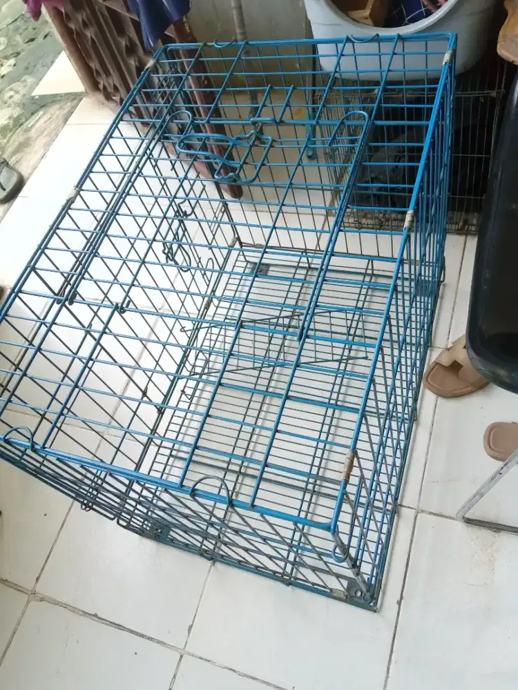 Kandang kucing besi tebal
