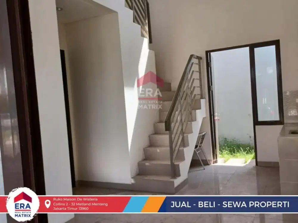 Rumah Cluster Shinano 6x15 Jual cepat siap huni Cakung JGC bebasbanjir