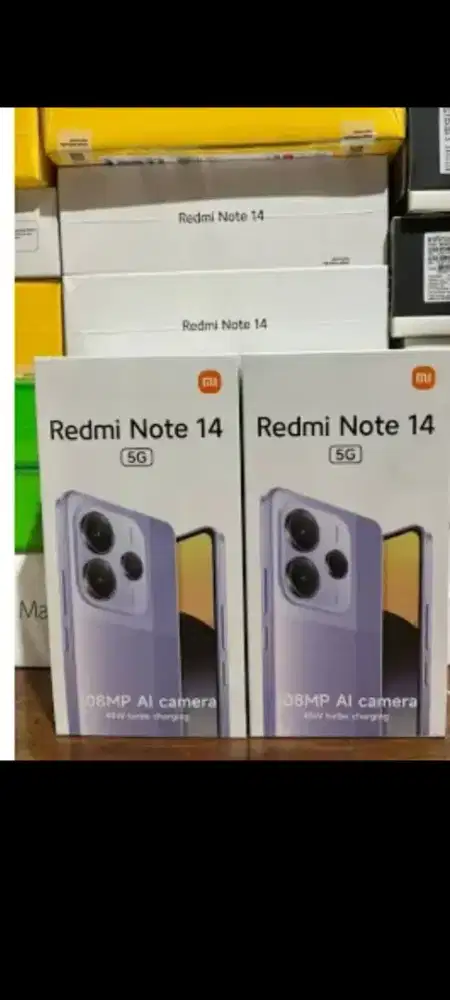 Xiaomi redmi note 14 5G ram 12gb 512gb dan8/256 garansi resmi