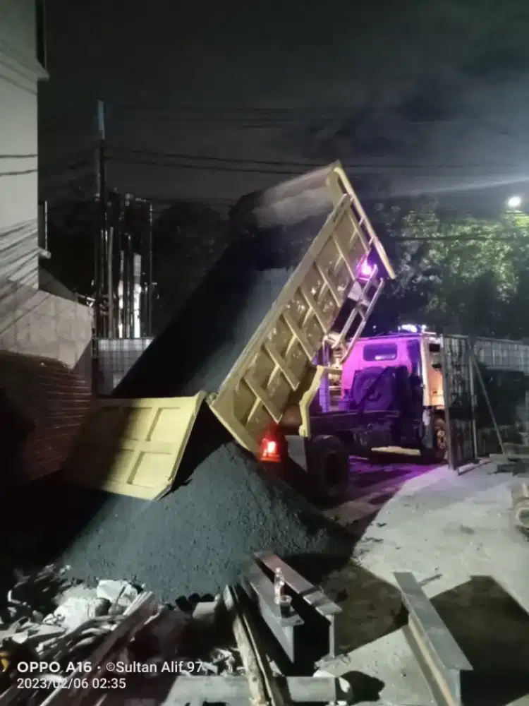 Batu makadam sirdam basecourse limestone Abu batu pasir pasang