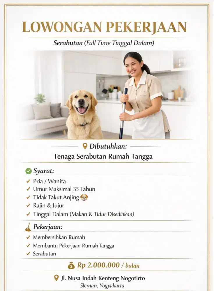 Tenaga Serabutan Rumah Tangga