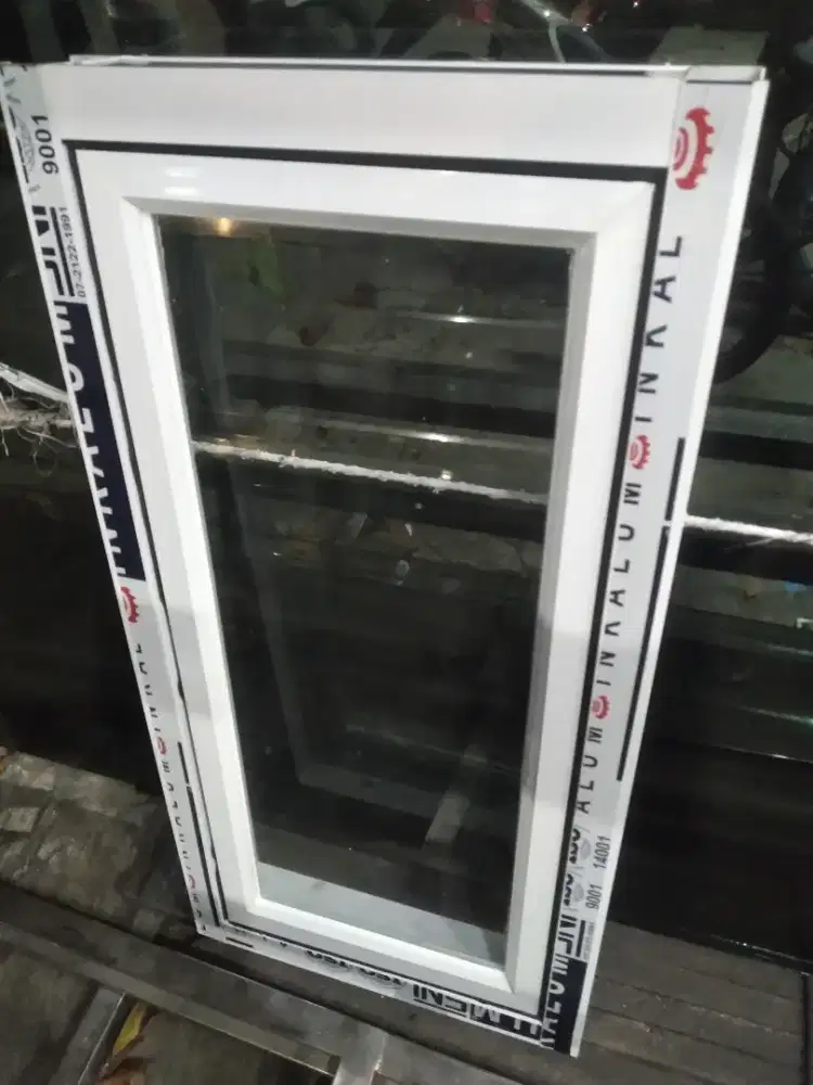 Jendela aluminium T120cm L50cm free ongkir bayar ditempat TANPA PASANG
