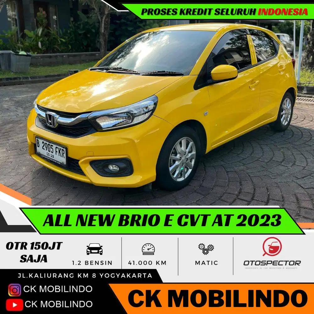 Honda All New Brio E CVT Matic 2023 FAVORIT Dp Minim Kredit Murah Jazz