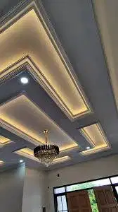 Plafon gypsum dobel drop. untuk rumah tinggal dan toko kab. kebumen