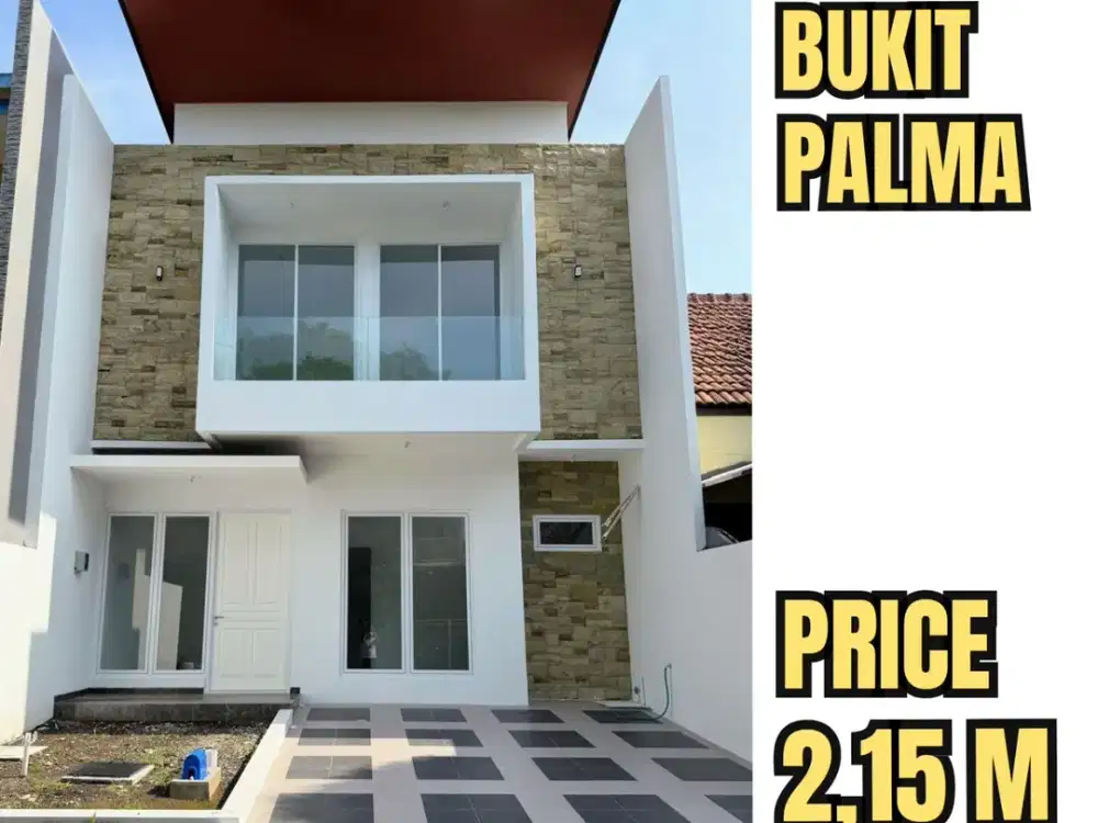 ‼️BARU GRESS‼️ MODERN MINIMALIS RUMAH BUKIT PALMA CITRALAND UTARA DEKAT SUPERINDO DAN SEKOLAH.