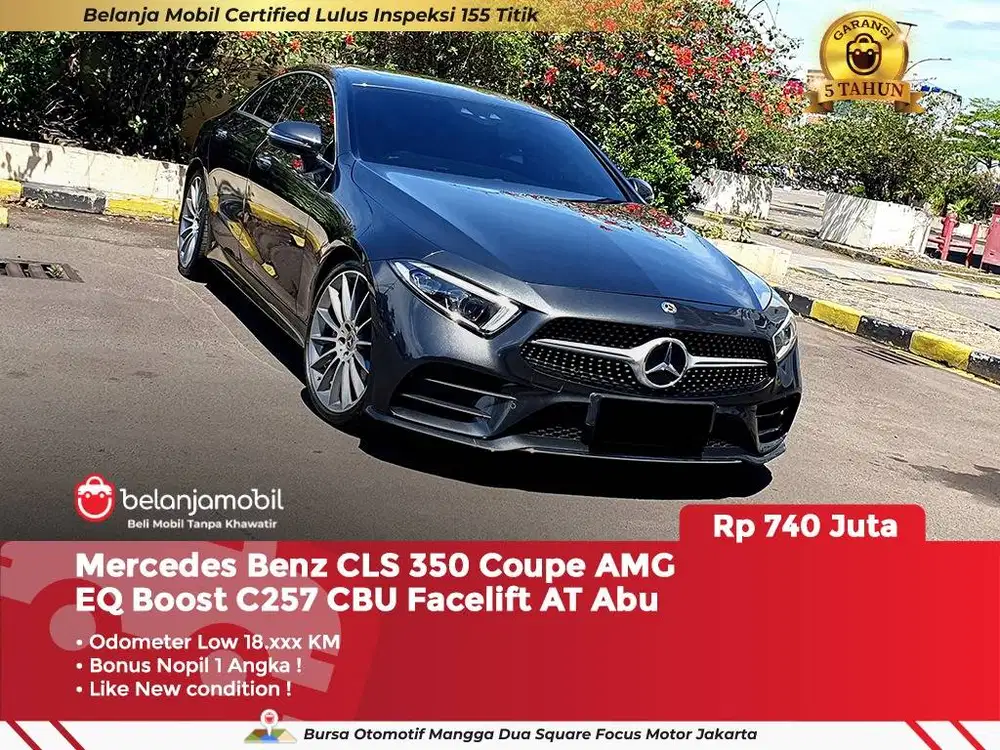 [GARANSI 5TH] Mercedes Benz CLS 350 CLS350 Coupe AMG EQ C257 2018/2019