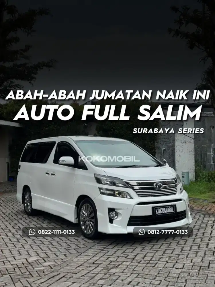 TOYOTA VELLFIRE 2.4 Z AT 2014