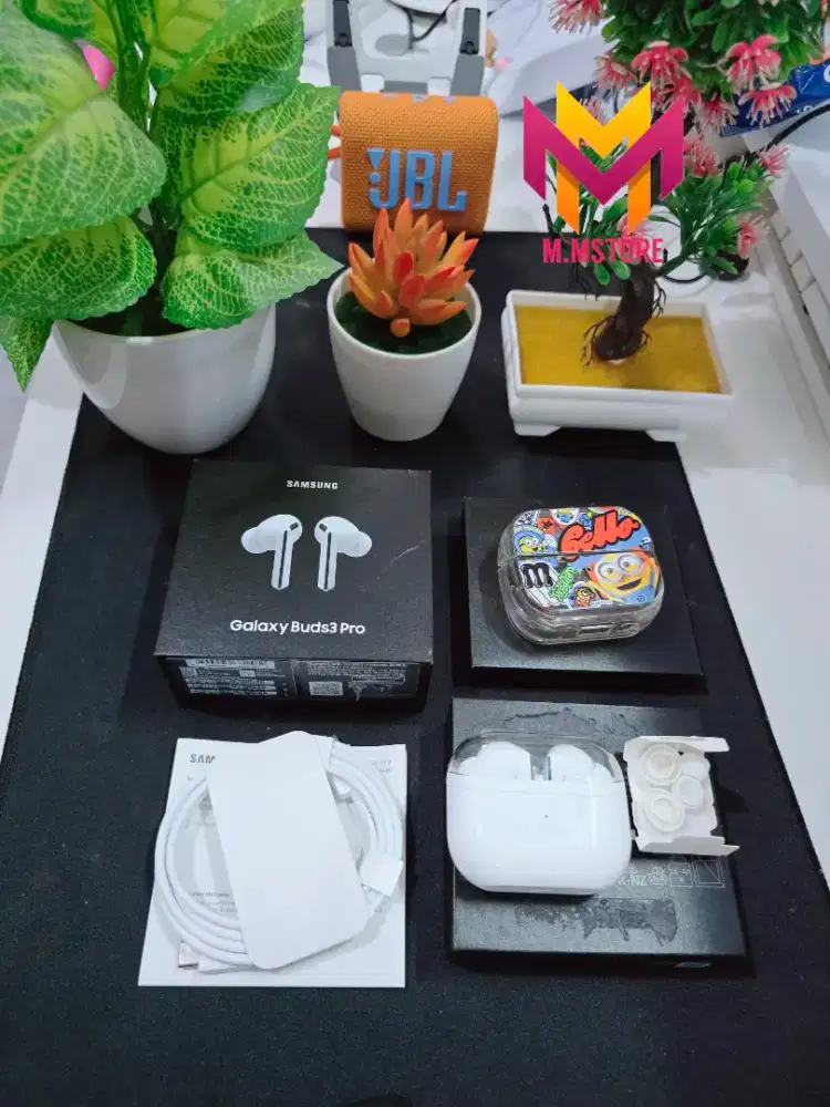 Samsung Galaxy Buds 3 Pro white Original samsung sein indonesia fulset