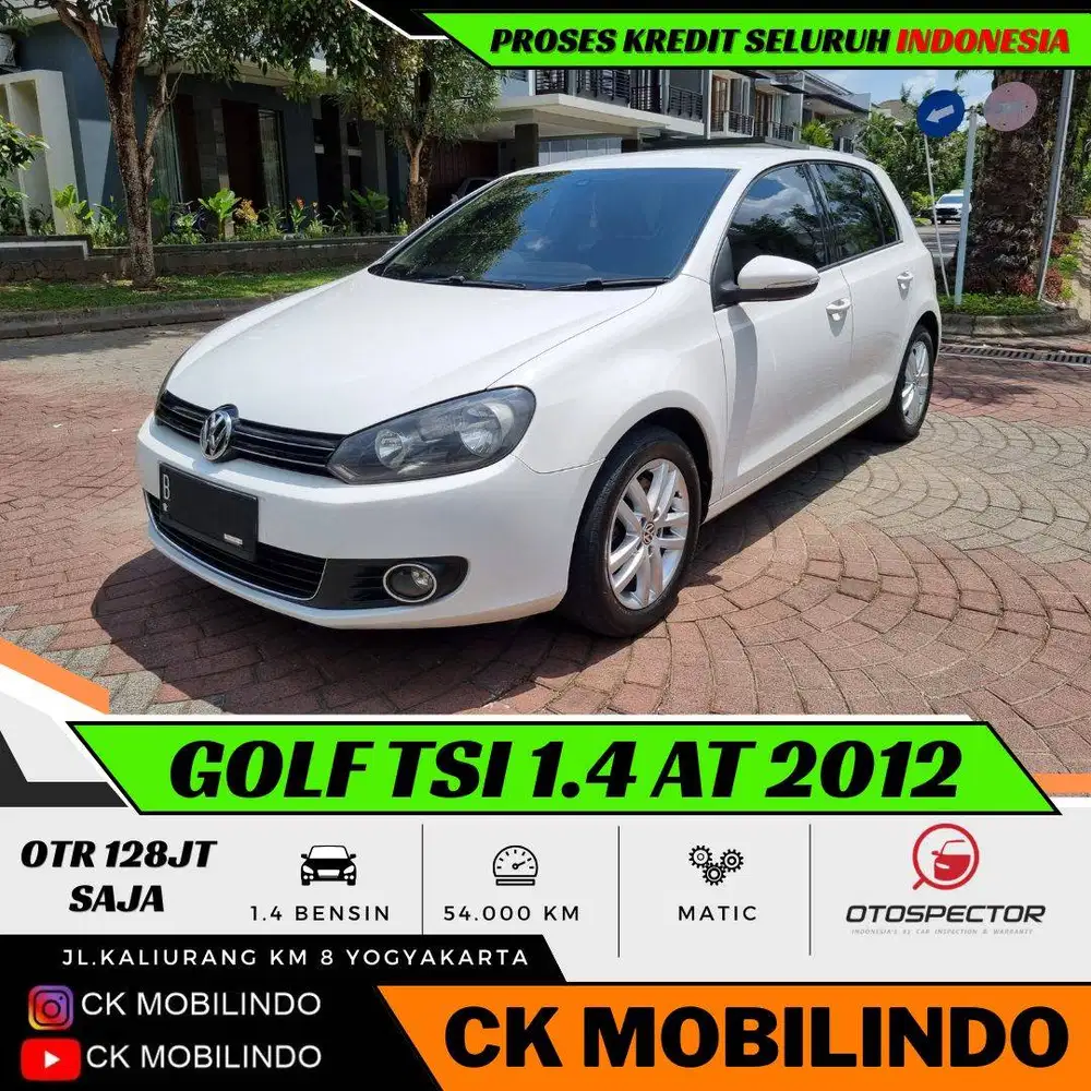 Volkswagen Golf TSi 1.4 AT 2012 Original Dp Minim Kredit Murah Brio