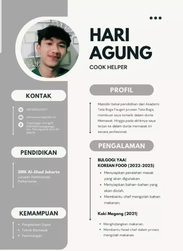 Info Lokernya Bapak/Ibu