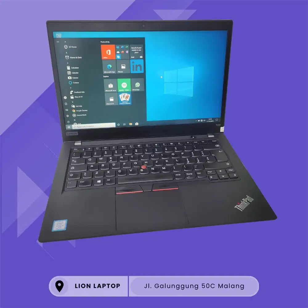 RAM 16GB i5 Gen 8 SSD 256GB Lenovo Thinkpad T490 [09|04]