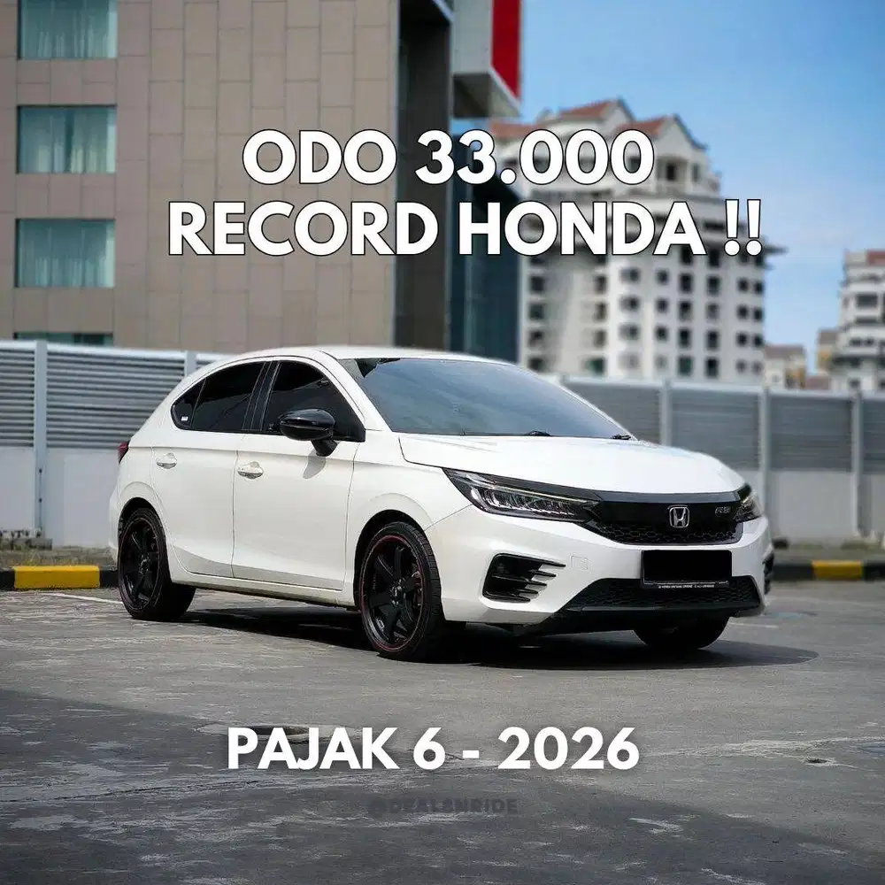 KM 33.000 ANTIKK !! PAJAK 6/2026 HONDA CITY RS HATCHBACK 2021 MULUS