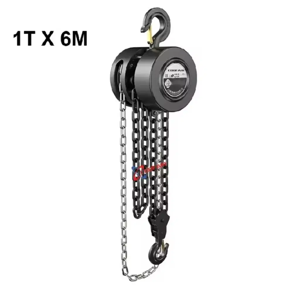 1 ton 6 meter chain block takel katrol chainblock bulat