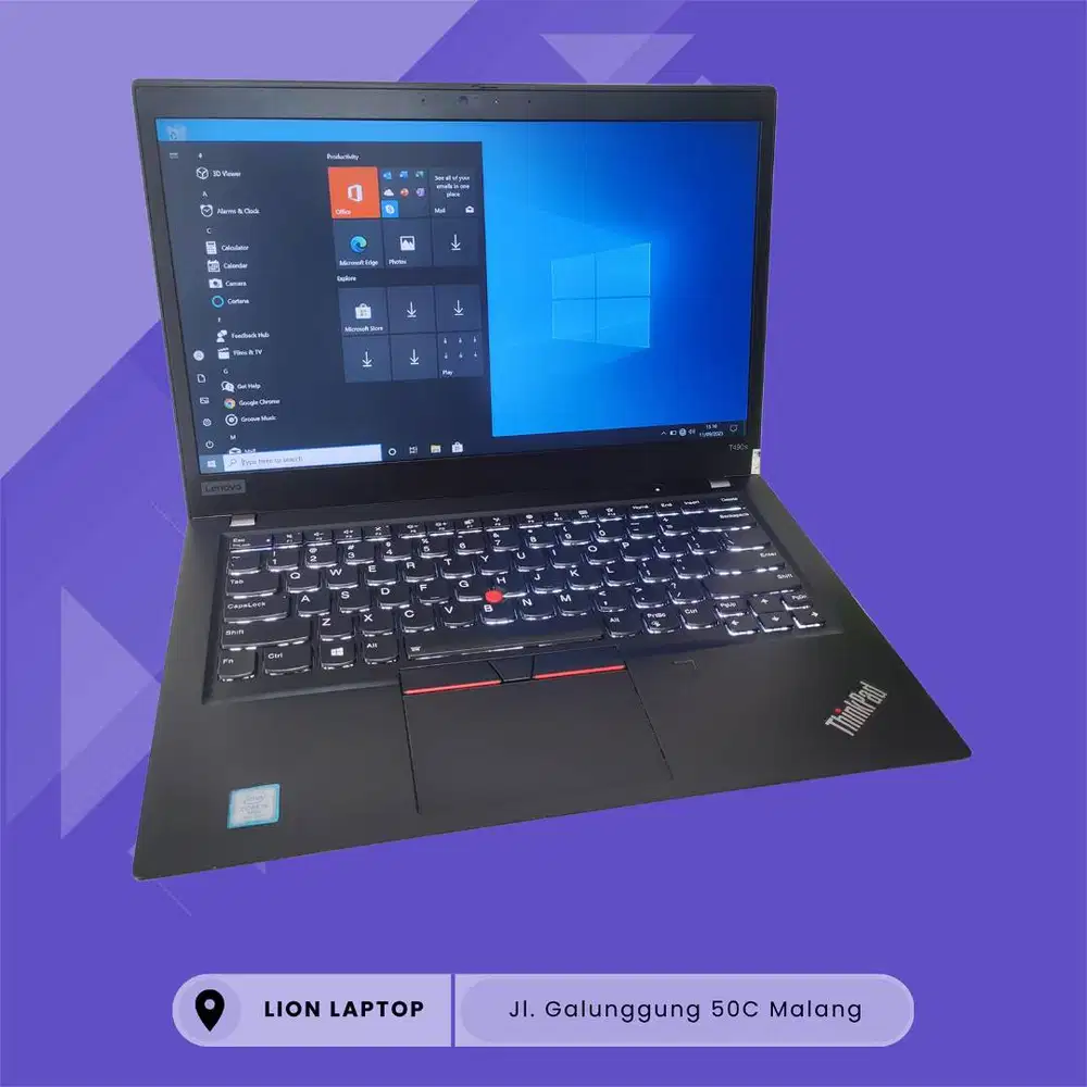 RAM 16GB SSD 512GB Core i5 Slim Lenovo Thinkpad T490s [09|04]