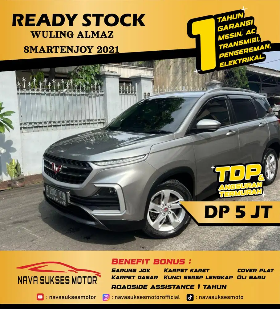 TDP 5 JUTA - WULING ALMAZ SE 2021