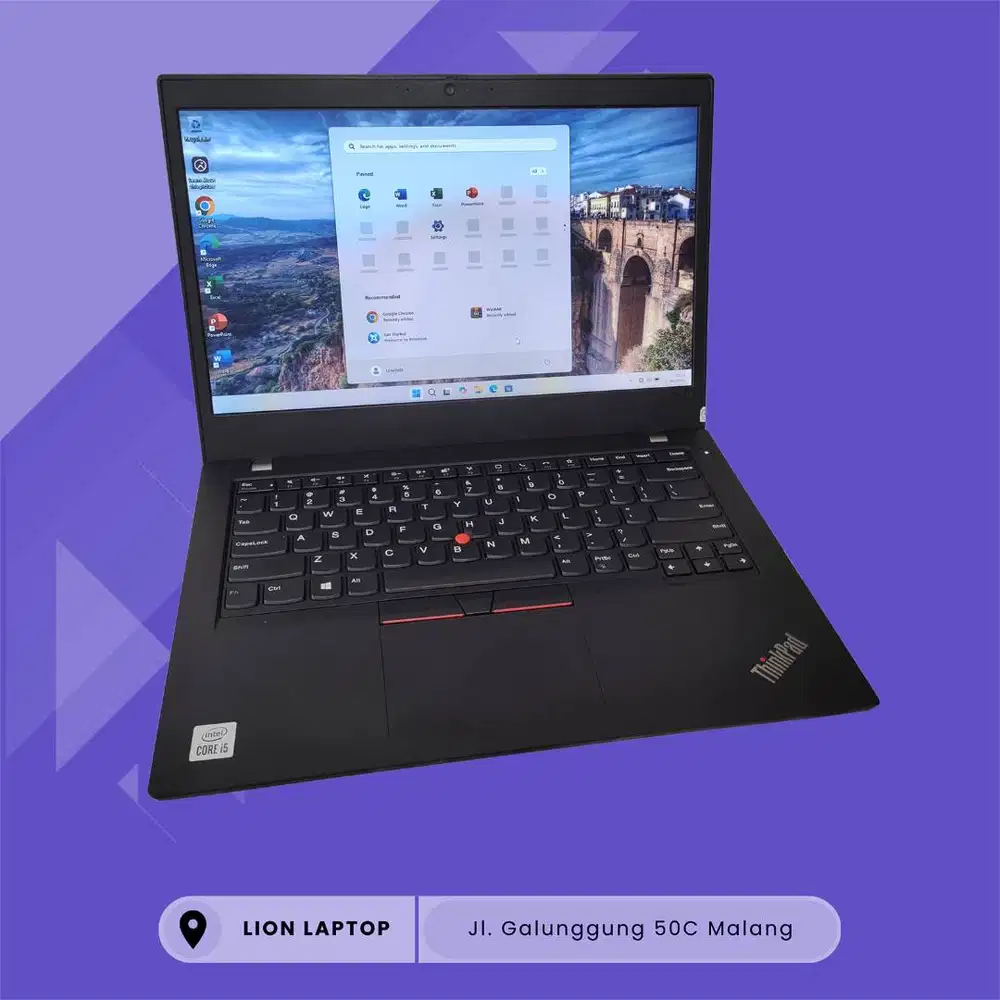 i5 Gen 10 Murah RAM 8GB SSD 256GB Lenovo Thinkpad L14 [09|04]