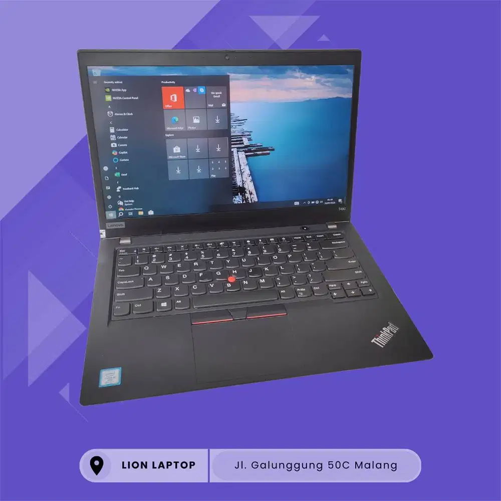 Double VGA NVIDIA Core i5 8/256 Slim Lenovo Thinkpad T490 [09|04]