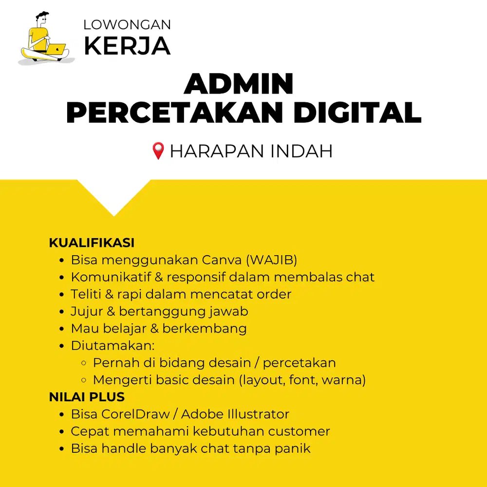 admin percetakan digital