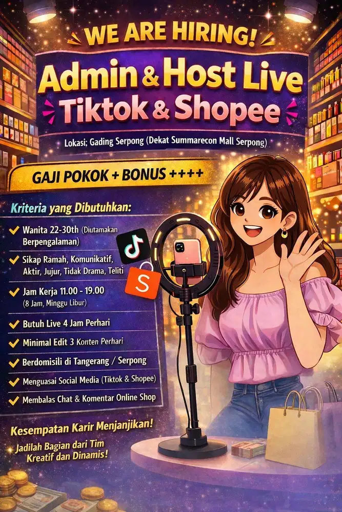 DIBUTUHKAN KARYAWATI