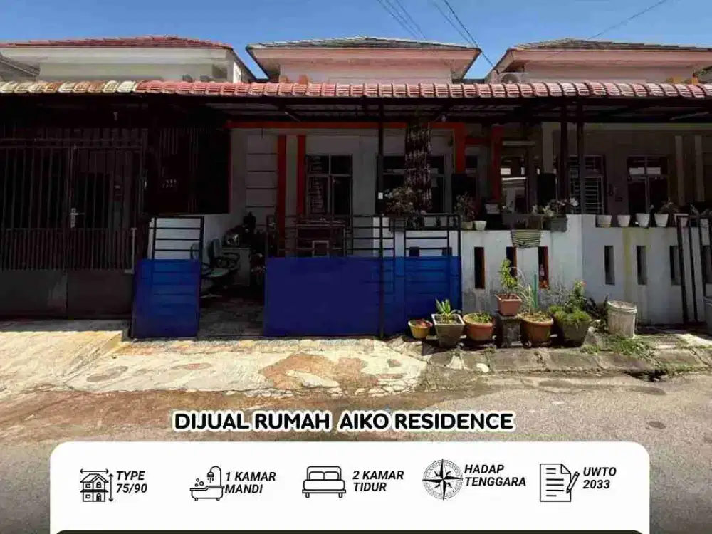Dijual rumah cantik aiko residence Batam center