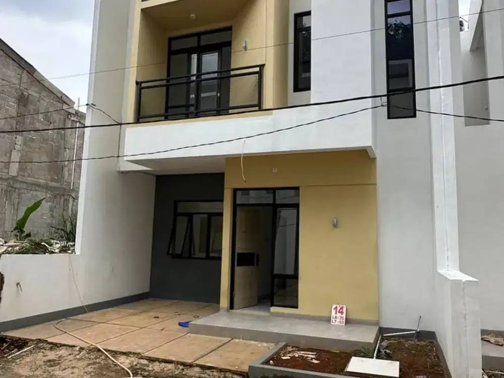 Cluster laris KPR tanpa DP dekat stasiun Depok lama dan GDC Depok