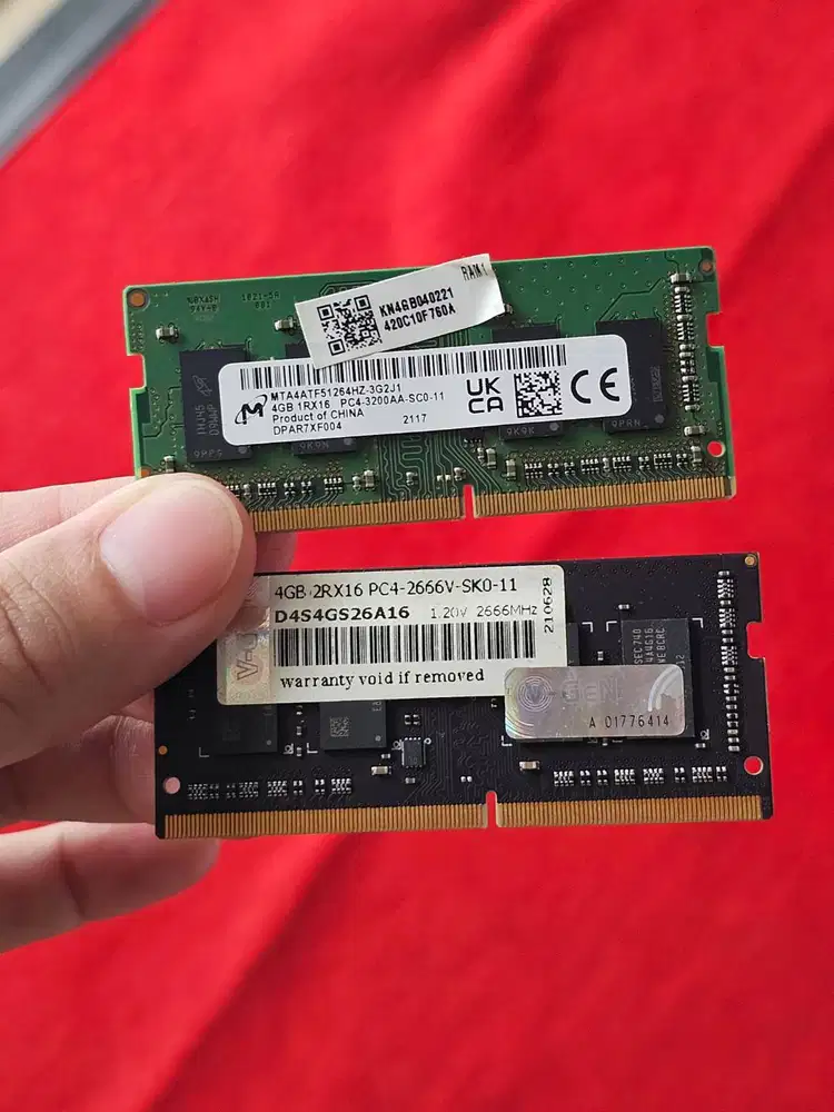 RAM DDR 4 4 GB SODIM 2 Keping untuk Laptop