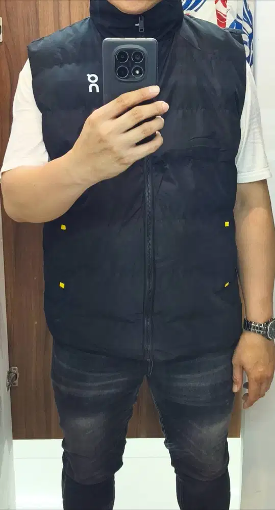 Jaket rompi pria fashion cloud