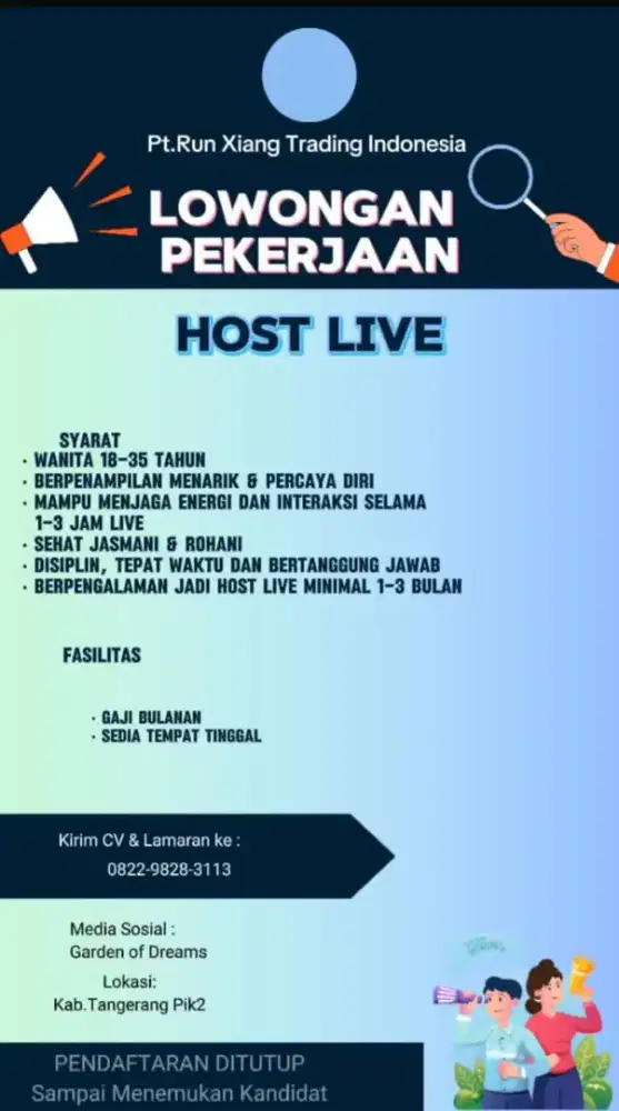 HOST LIVE BERPENGALAMAN