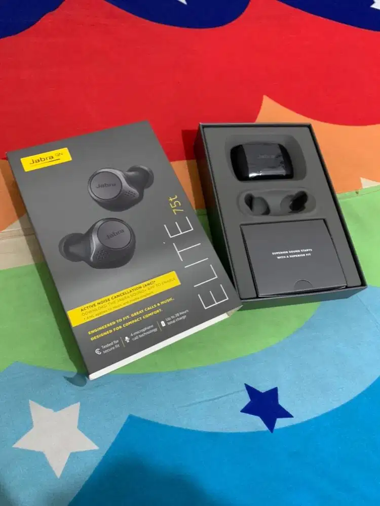 Charging Case Jabra Elite 75t Earbuds Original