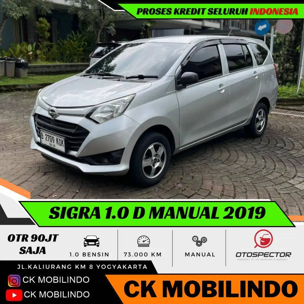 Daihatsu Sigra D Manual 2019 Pajak Baru DP Minim Kredit Murah