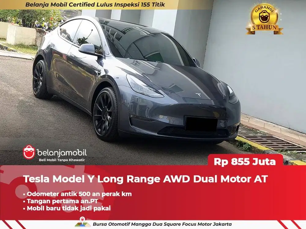 [ GARANSI 5TH ] Tesla Mode Y Long Range AWD Dual Motor 2022 2023