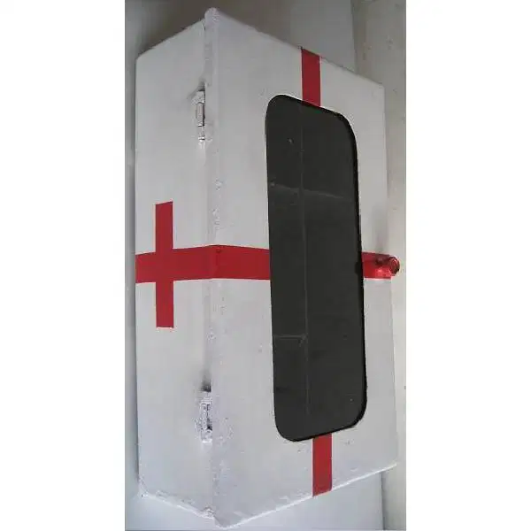 Antik Kotak obat terbuat dari bahan enamel