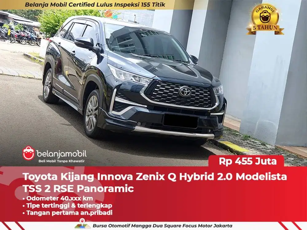[FULLSPEC] Toyota Innova Zenix Q Hybrid 2.0 Modelista TSS 2023/2024