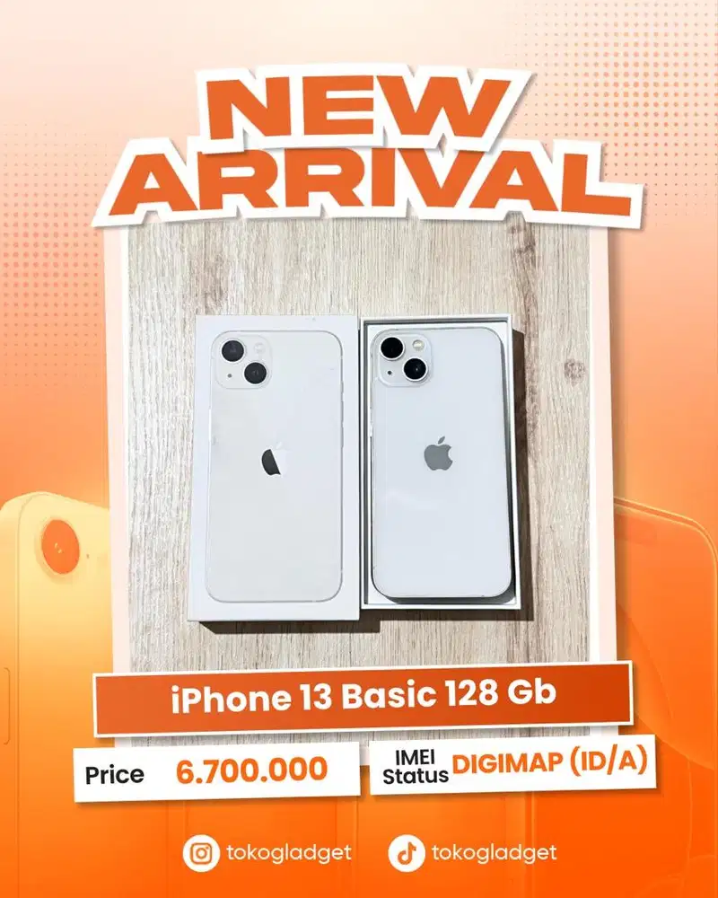 iPhone 13 Basic 128 Gb ex IBOX/DIGIMAP