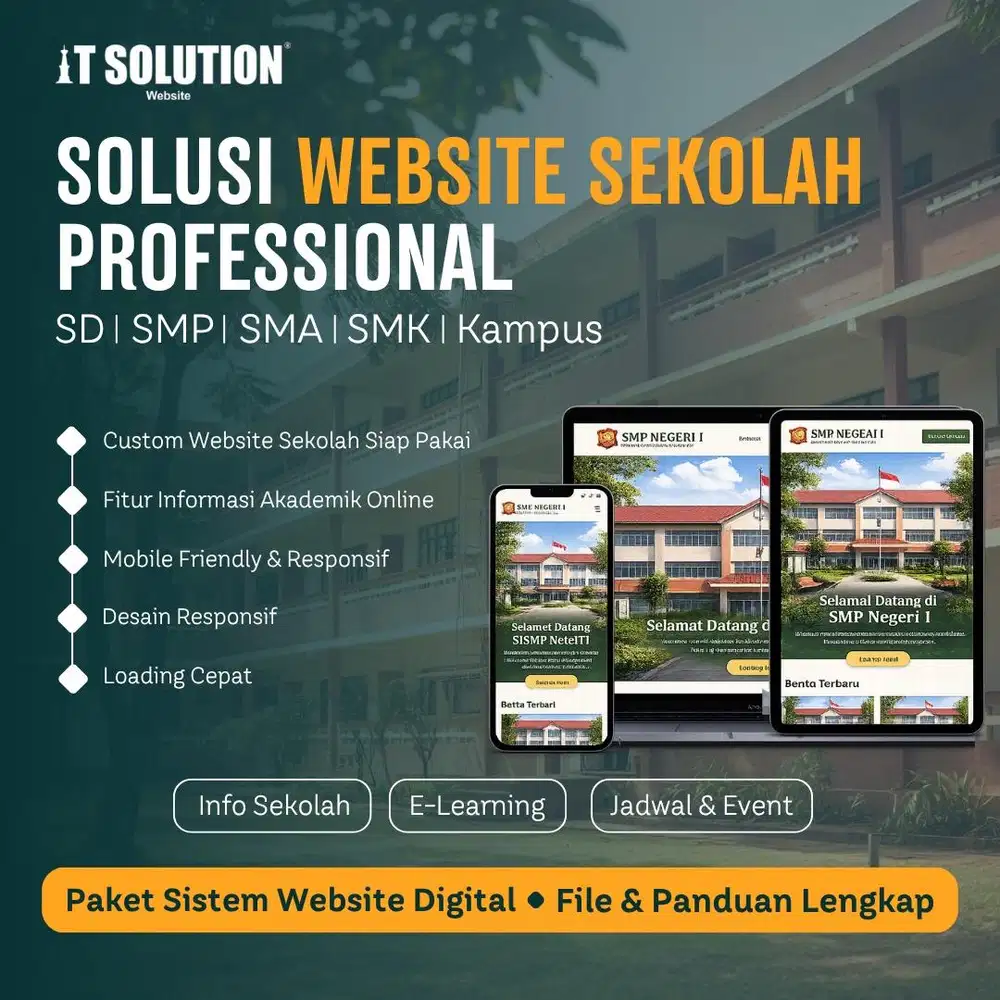 Pembuatan Website Sekolah Modern