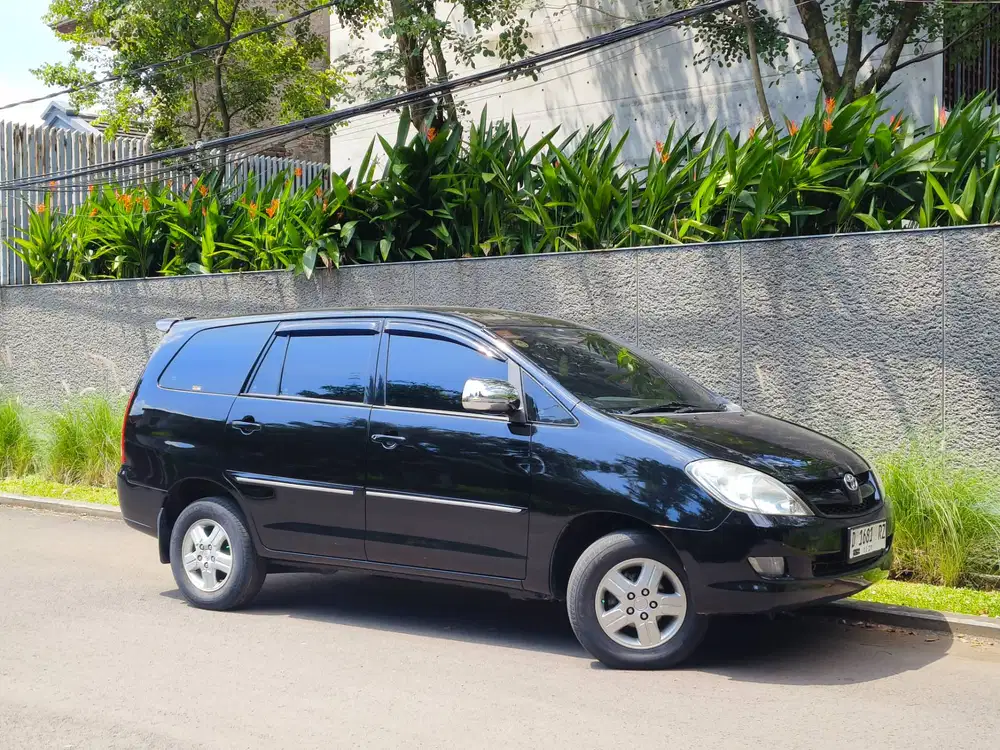 toyota innova G at 2.0 bensin matic 2007 hitam mulus bandung