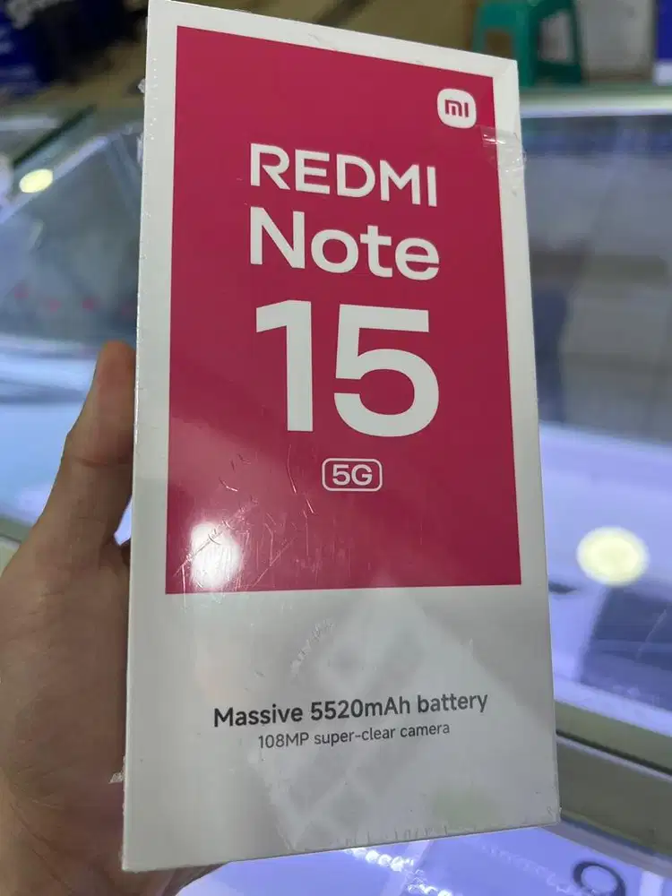 Redmi Note 15 5G ram12/512gb new garansi resmi xiaomi tam ready