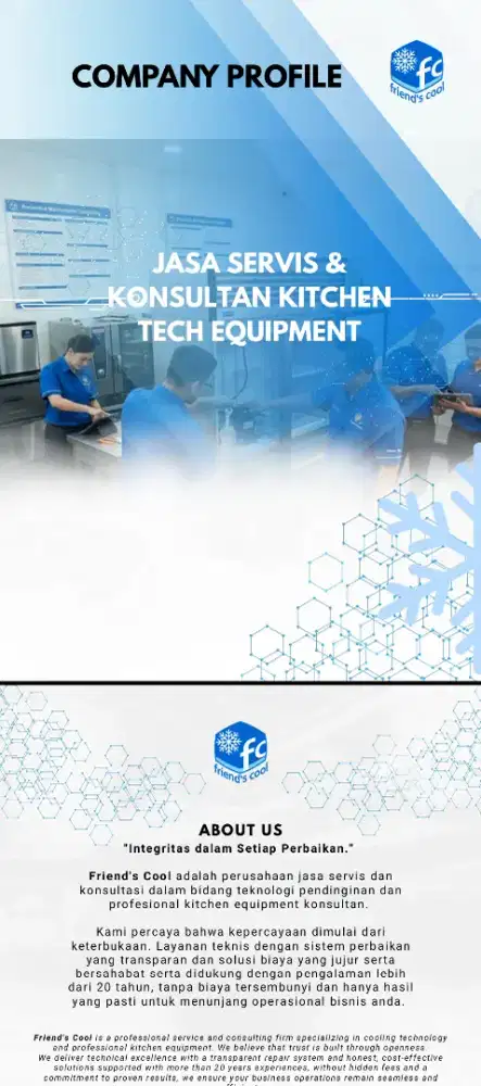 Servis berbagai jenis unit pendingin & pemanas