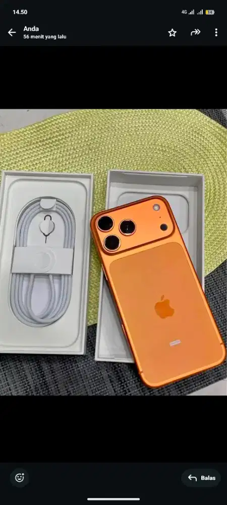 iphone 17 pro max 256 ibox open box aja cc 0 garansi 12 bulan