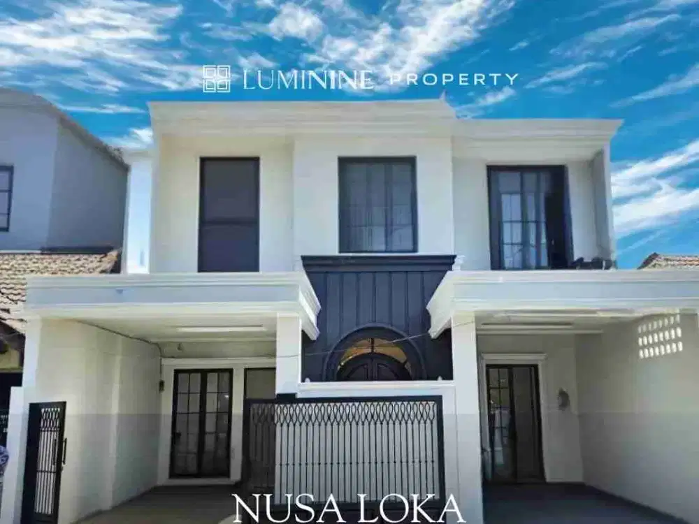 dijual rumah brandnew American classic modern di BSD city, lokasi sangat strategis