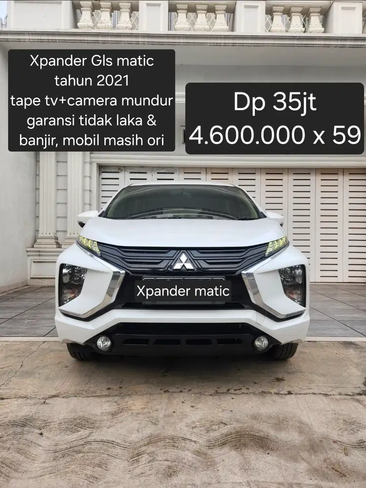 Dp= 35jt Xpander Gls matic 2021 pemakaian 2022
