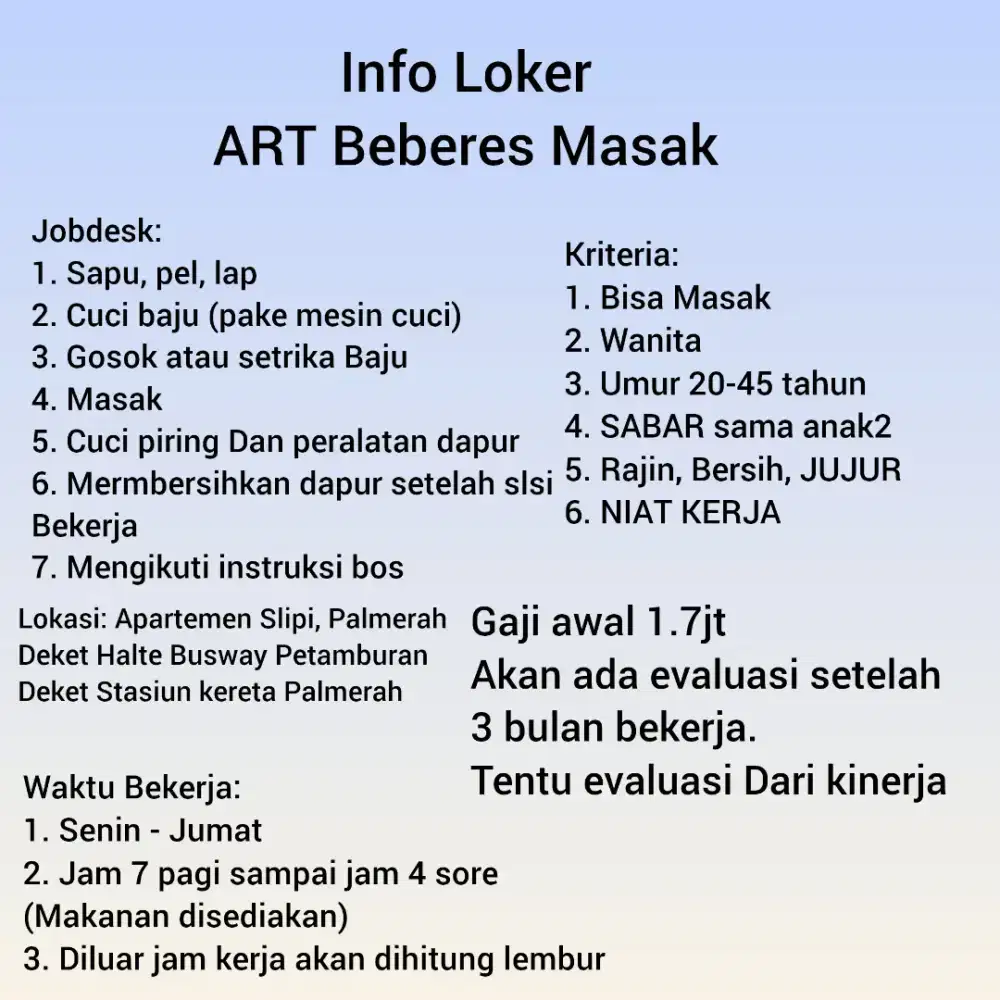 ART beberes Masak PP