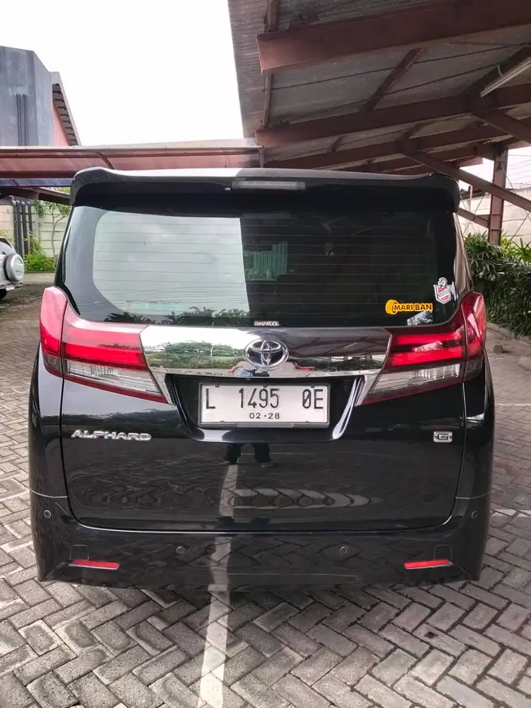 ALPHARD 2.5 G A/T Tahun 2017 kondisi baik