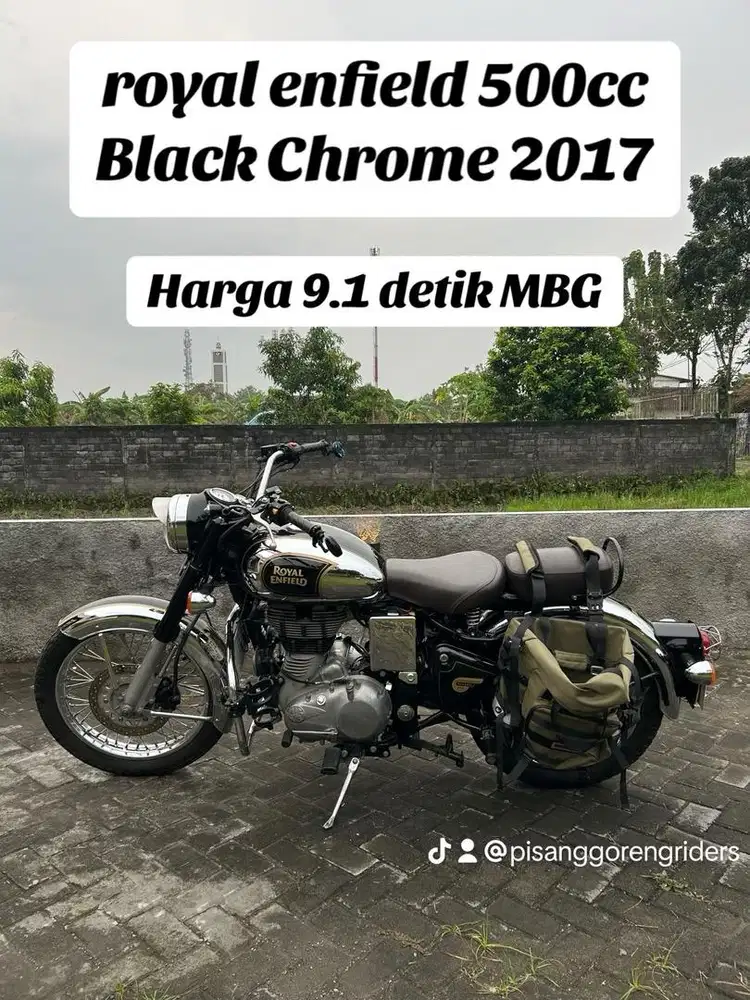 Royal enfield 500c classic black chrome fullpaper