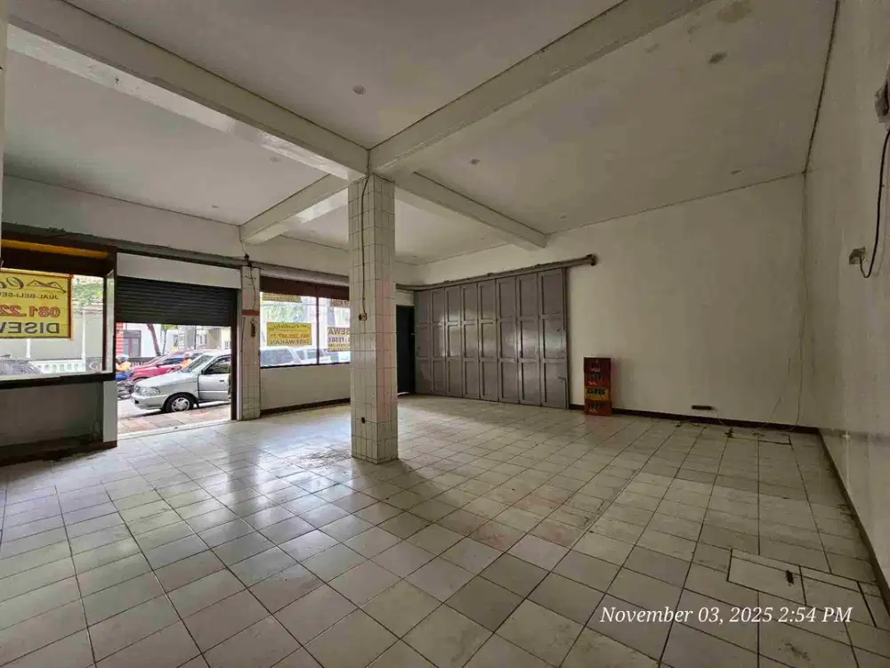 sewa ruko 2 lantai lebar muka ideal cocok utk segala usaha