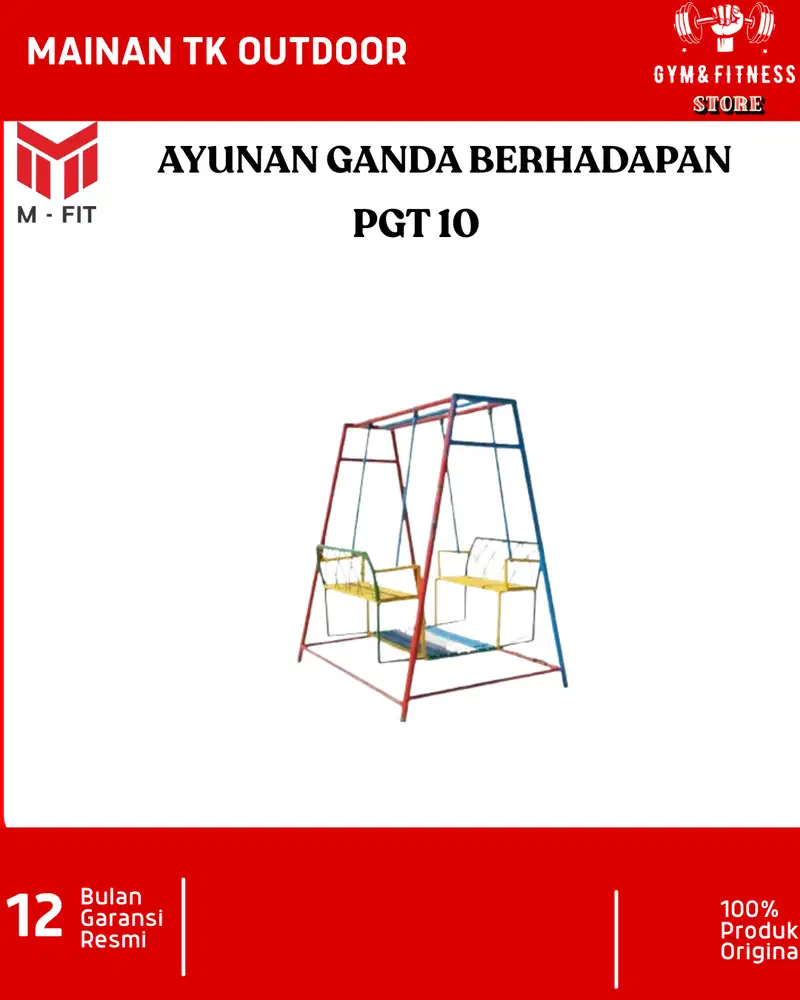 Jual  mainan anak tk Ayunan  Ganda Berhadapan berkualitas, bergaransi