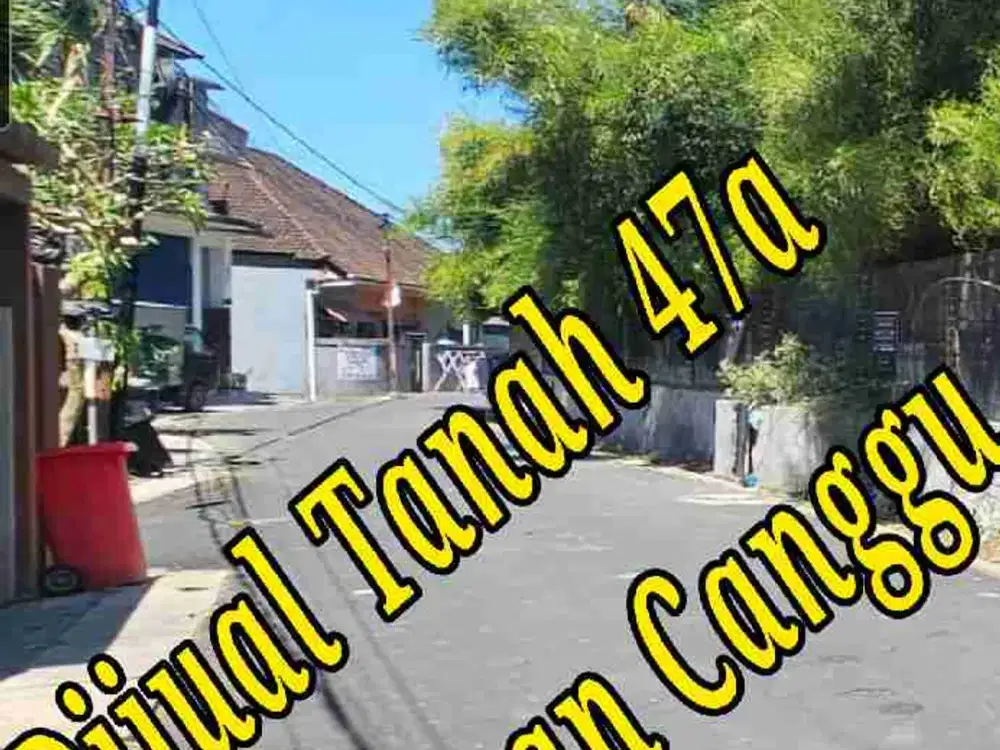 Dijual Tanah 47a di Jln Tiying Tutul Pererenan Canggu Bali