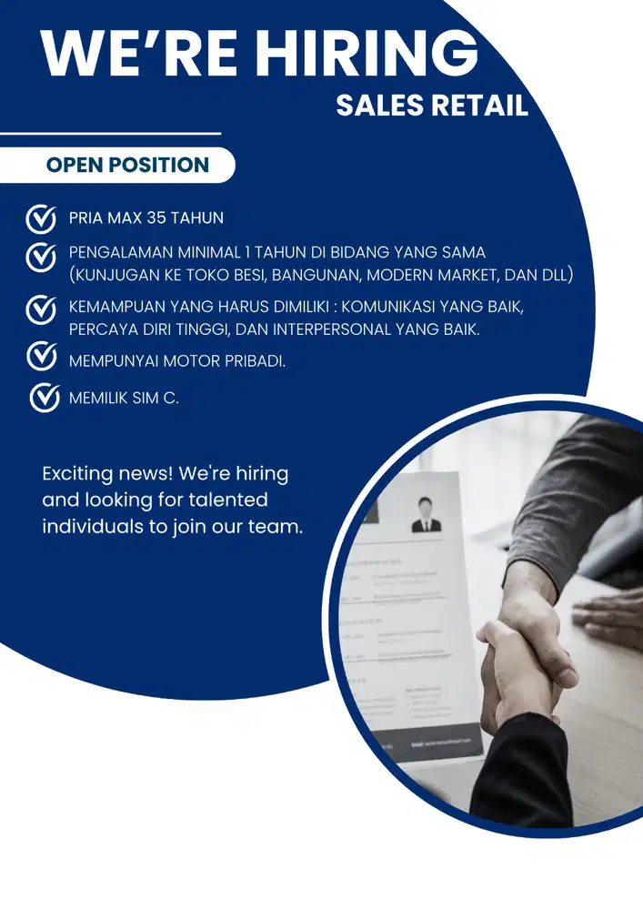 ADMIN ACCOUNTING, ADMIN SALES & SALES